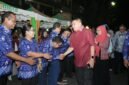 Wali Kota Makassar Munafri Arifuddin saat menghadiri Pesta Rakyat Kecamatan Makassar