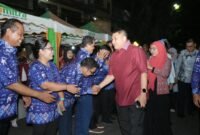 Wali Kota Makassar Munafri Arifuddin saat menghadiri Pesta Rakyat Kecamatan Makassar