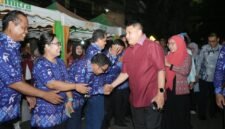Wali Kota Makassar Munafri Arifuddin saat menghadiri Pesta Rakyat Kecamatan Makassar