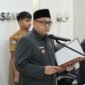 Wali Kota Makassar Munafri Arifuddin saat memimpin pelantikan dan pengambilan sumpah/janji pejabat fungsional di lingkungan Pemkot Makassar