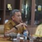 Bupati Jeneponto H. Paris Yasir, SE., MM. saat memimpin rapat koordinasi bersama Forkopimda