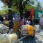 Penyaluran air bersih sebanyak  3.043.800 liter air melalui 310 titik distribusi