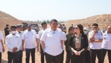 Wali Kota Makassar, Munafri Arifuddin saat meninjau perkembangan pembenahan Tempat Pemrosesan Akhir (TPA) Tamangapa, Antang