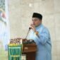 Wali Kota Makassar, Munafri Arifuddin saat menghadiri kegiatan Maulid Nabi Muhammad SAW 1448 H yang digelar PC Muslimat NU Kota Makassar