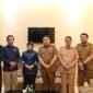 Wali Kota Makassar, Munafri Arifuddin bersama Kepala BPS RI, Amalia Adininggar Widyasanti