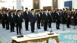Momen Pelantikan Menteri, Wamen dan Kapolri