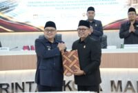 Wali Kota Makassar,Munafri Arifuddin bersama Ketua DPRD Kota Makassar