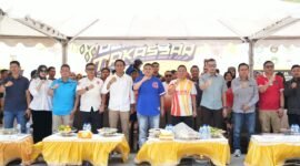 Wali Kota Makassar, Munafri Arifuddin bersama Ketua KONI dan jajaran serta pengurus Cabang Olahraga