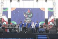 Wali Kota Makassar, Munafri Arifuddin saat membuka Festival Olahraga Kota (FORKOT) Makassar 2026