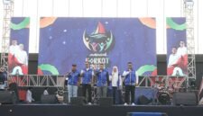 Wali Kota Makassar, Munafri Arifuddin saat membuka Festival Olahraga Kota (FORKOT) Makassar 2026