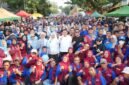 Wali Kota Makassar, Munafri Arifuddin di Car Free Day (CFD) Jalan Rusa