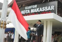 Wali Kota Makassar, Munafri Arifuddin, memimpin Upacara Peringatan Hari Santri Nasional (HSN) Tahun 2026