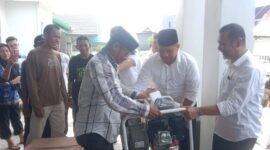 penyerahan bantuan alat dan mesin pertanian (alsintan) berupa pompa air