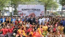 Wali Kota Makassar, Munafri Arifuddin bersama peserta upacara peringatan hari sumpah pemuda tahun 2026