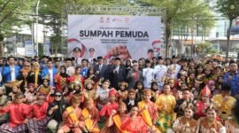 Wali Kota Makassar, Munafri Arifuddin bersama peserta upacara peringatan hari sumpah pemuda tahun 2026
